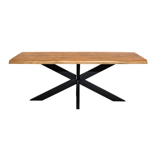 Starfurn  boomstamtafel Denver - bruin - 100x240x76cm - vtwonen shop