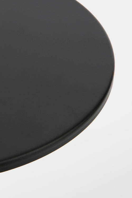 Mica Decorations Royale Bijzettafel - H42 x Ø60 cm - Metaal - Zwart - vtwonen shop