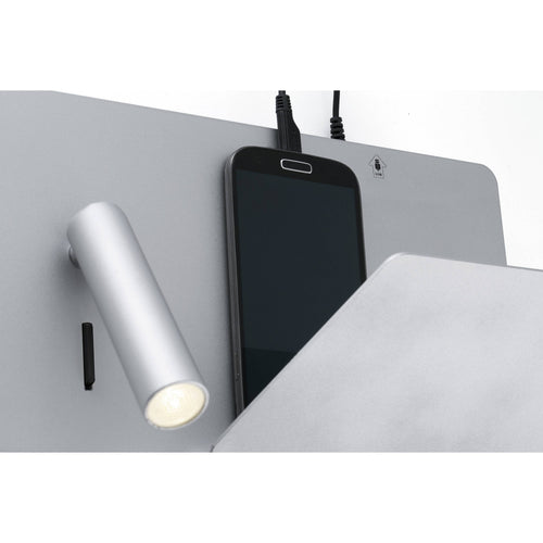 Faro Suau - LED Indoor Wandlamp Zilver
