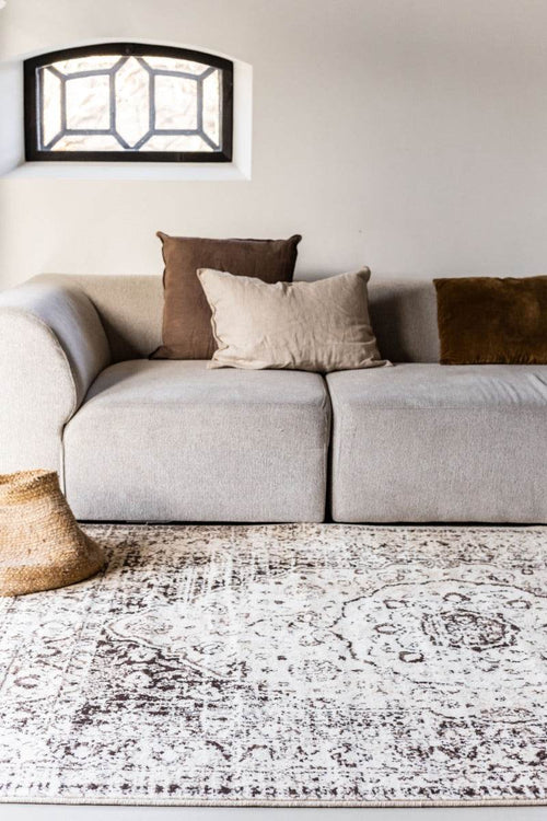 Interieur05 Vintage vloerkleed Arya bruin/beige - 225 x 160 cm