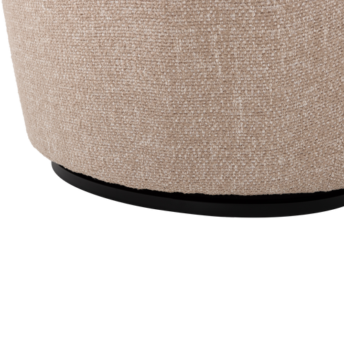 WOOOD draaifauteuil Serra - Melange Stof - Naturel - 68x70x77 - vtwonen shop