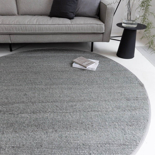 Interieur05 Rond Wollen Vloerkleed Groen Vik