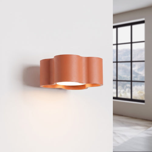 Sollux Lighting Wandlamp OVIO rode oker Gx53 - 12x14,5x6cm