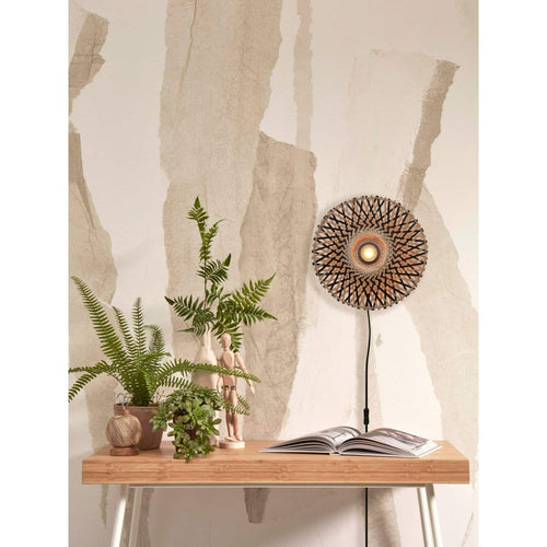 GOOD&MOJO wandlamp Kalimantan - bruin - Ø30cm