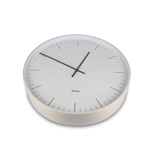 Salt & Pepper - Wandklok 51x10cm wit Pulse