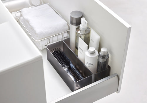 Yamazaki Stapelbare Lade Organizer - diep | smal - Tower - Zwart