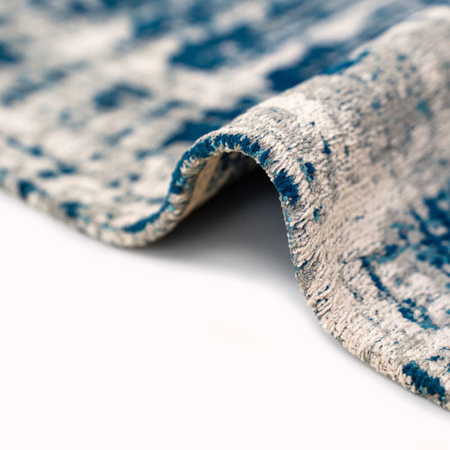 Ecorugs vloerkleed Bronx Azurite - blauw - 80x150cm