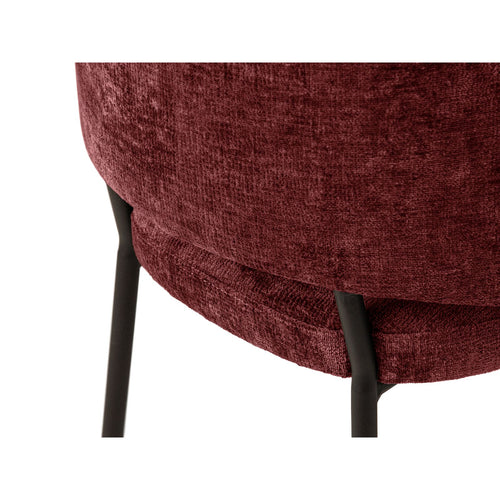 Set van 2 stoelen Dora chenille kersenboom - 57x58x75cm