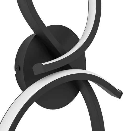 EGLO wandlamp Serpins - led - 40 cm - zwart/wit - vtwonen shop