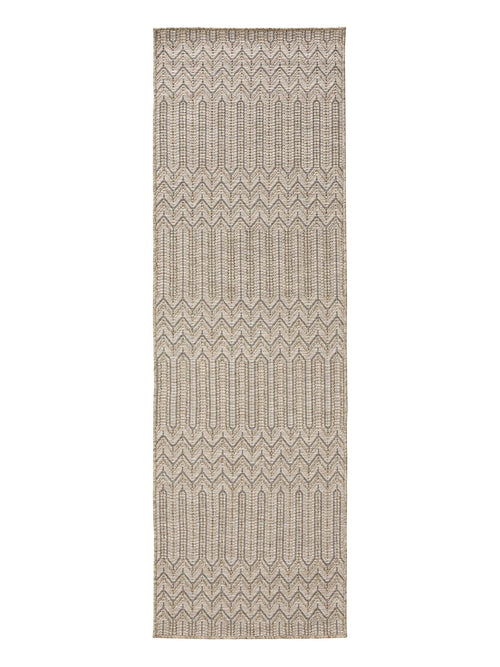 benuta binnen- en buitenloper Naoto - beige - 80x240 cm