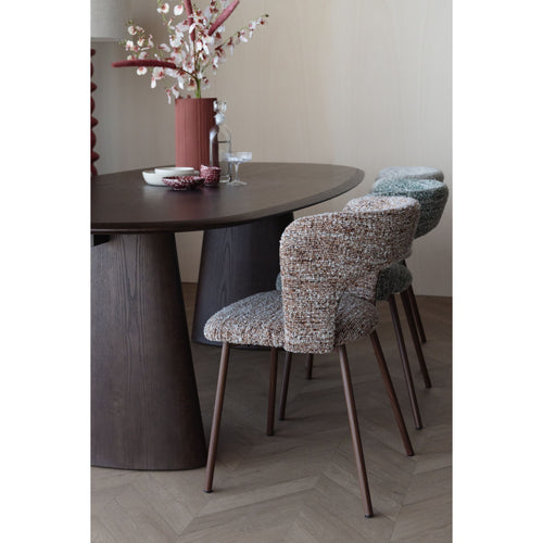 Housecraft Living Chelsea Eetkamerstoelen Groen - Set van 2