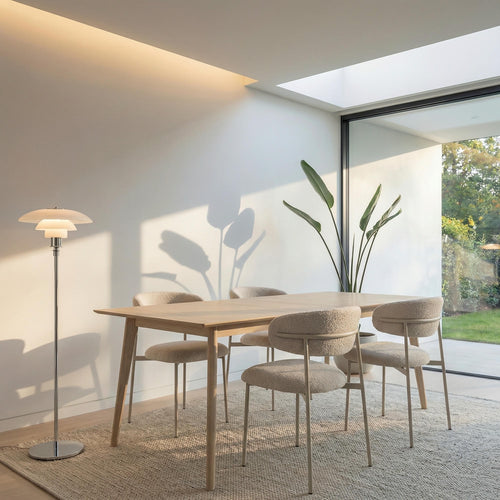 Furnhouse uitschuifbare eettafel Porto - Witte olie - 170/270x95 cm