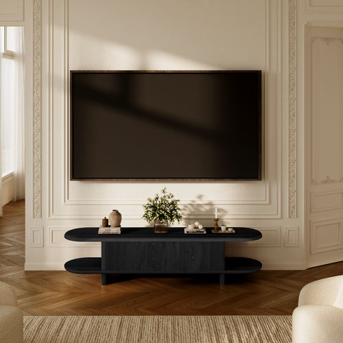 Sia Home - TV-meubel BOIA - multiplex zwarte es 180cm