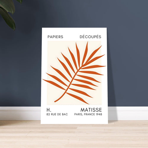 Artfulprints Poster Matisse – Floral reef orange   - 50x70 cm - Oranje