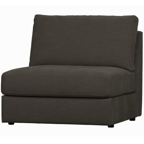 vtwonen 1-zits bank element zonder arm Family - Polyester - Antraciet - 85x90x98 - vtwonen shop