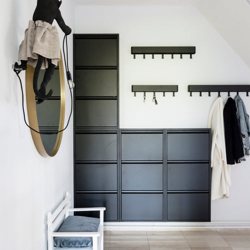 Spinder Design schoenenkast Billy 3 - Zwart - 6 paar schoenen - vtwonen shop