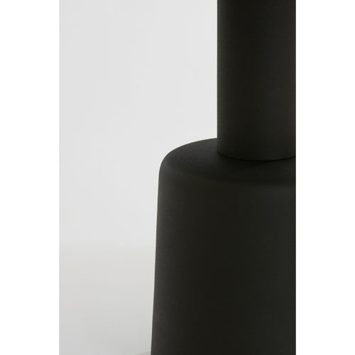 Light & Living bijzettafel Milaki - zwart - Ø39cm