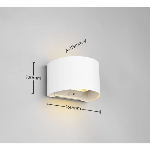 Trio Leuchten wandlamp Talent - 2 lichts - 11.5  x 10   cm - wit - vtwonen shop