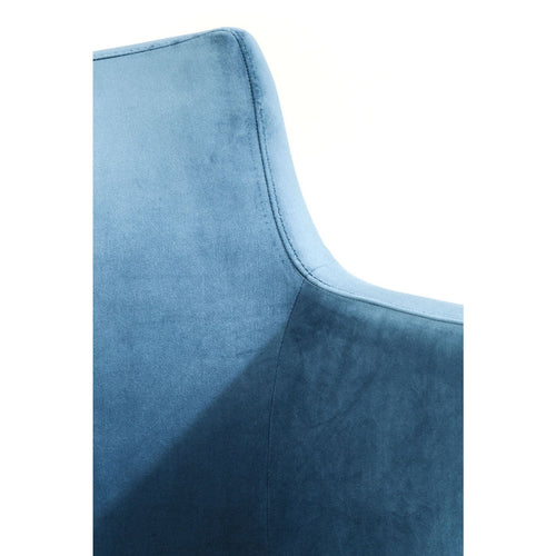 Kare Design Stoel met armleuningen Mode fluweel blauw - vtwonen shop