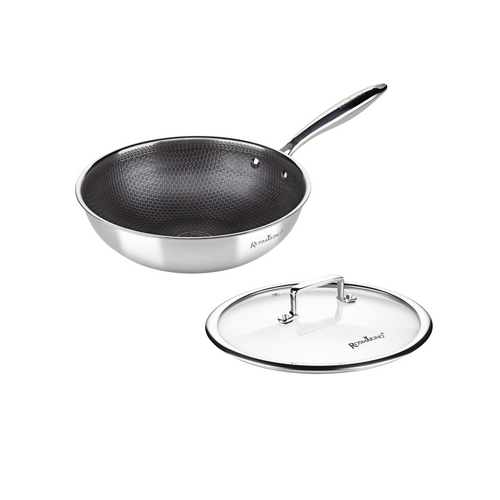 Rosmarino HEXAPRO Wokpan inclusief deksel - 28 cm - vtwonen shop