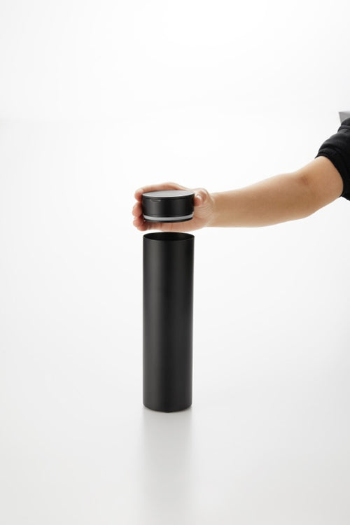 Yamazaki Tissuebox Rond - Tower - Zwart