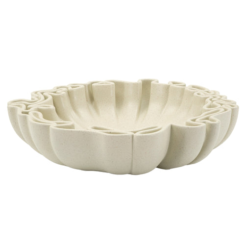 Mauro Ferretti svuotatasche - 30,5x29x7,5 cm - crème