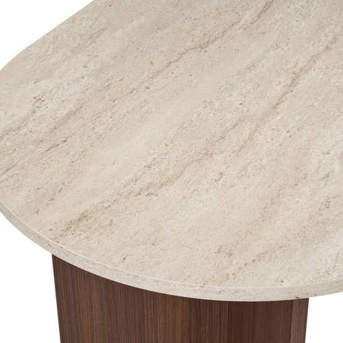 Calicosy - Eettafel met afgeronde randen SABLE - 89,5x180x75 cm