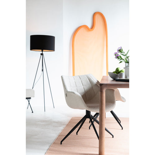 Zuiver Lesley Vloerlamp/ Staande driepoot lamp Zwart