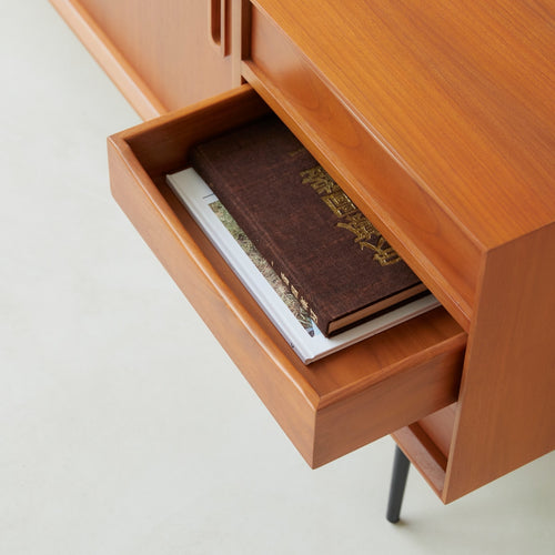 Tikamoon Teakhouten tv-meubel 155 cm - Naturel - vtwonen shop