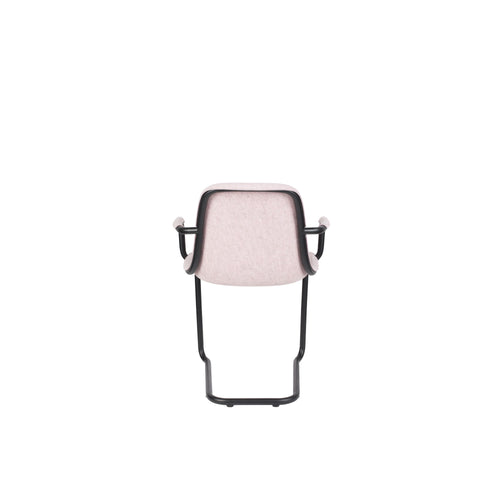 Zuiver Thirsty Eetkamerstoelen armleuning Roze - Set van 2
