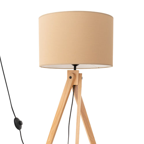 Sollux Lighting Staande lamp NATT beige - 77x77x140cm