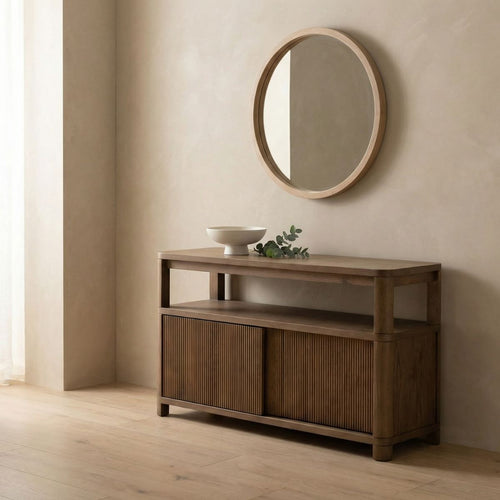 DÉJA Living Dressoir Samano - Bruin Eikenhout - 180x45x80cm