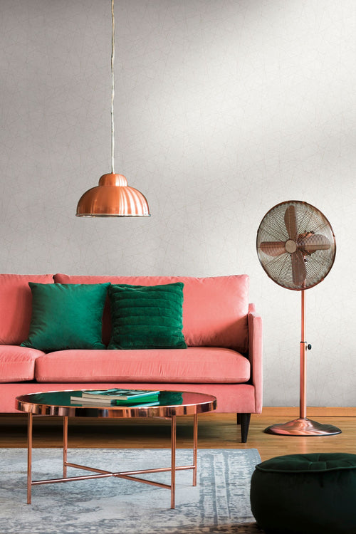 Livingwalls behang betonlook wit, crème en zilver - 53 cm x 10.05 m - AS-391771 - vtwonen shop