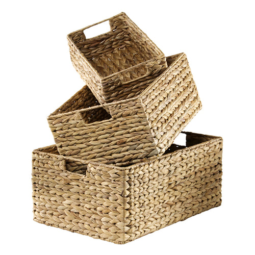 Calicosy - Waterhyacintenmanden - Beige - 33x45x20 cm