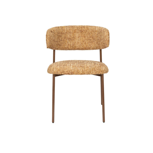 Housecraft Living Claes Eetkamerstoelen Gemêleerd Okergeel - Set van 2