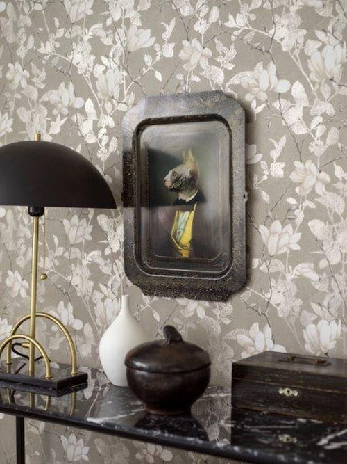 Borastapeter behang magnolia bruin - 53 cm x 10.05 m - 660432 - vtwonen shop