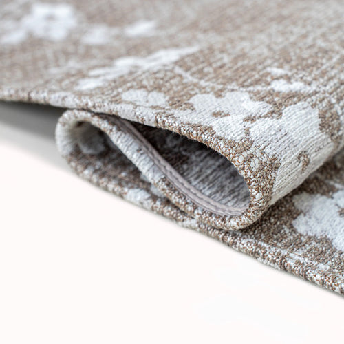 Louis De Poortere binnen & buiten machinewasbaar vloerkleed Sakura van 70% gerecycled PET - grijs - 170x235cm