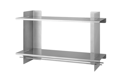 noo.ma Tivo Shelf 70, roestvrijstalen zwevende wandplank 70 cm
