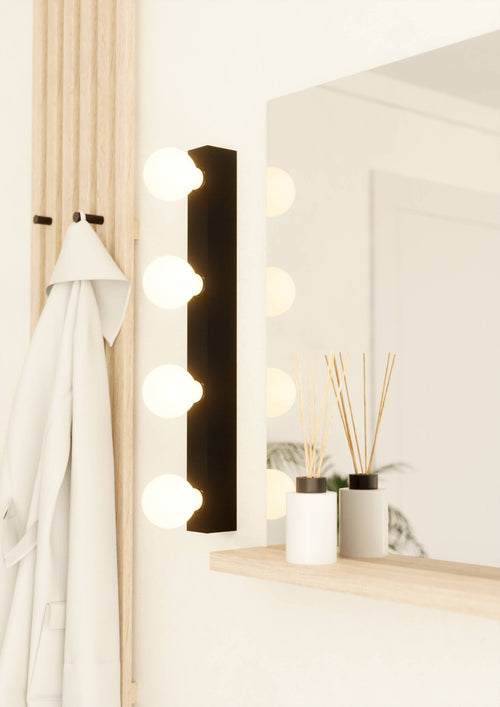 EGLO wandlamp Guanal - e27 - 60 cm - zwart - vtwonen shop