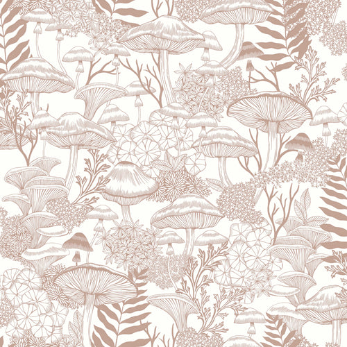 Graham & Brown Vliesbehang - Fungi Folklore Whispering Rose