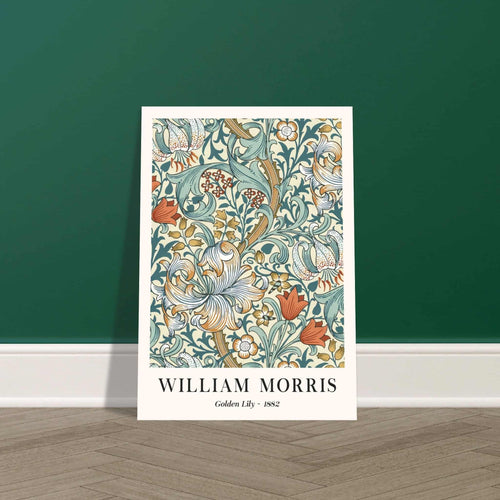 Artfulprints  William Morris - Golden lilly II 1882   poster 70x100 cm - vtwonen shop