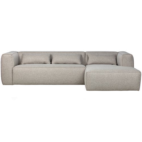 WOOOD hoekbank incl. kussens rechts Bean - Grijs - 73x305x96 - vtwonen shop