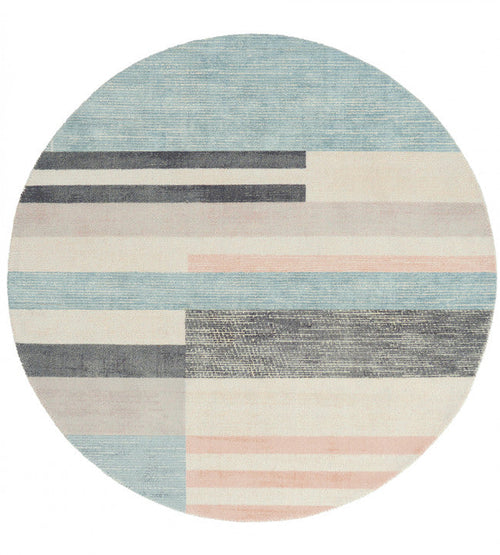 Vloerkleed Scion Parwa Round Dusky Hues (outlet) 150 cm rond - vtwonen shop