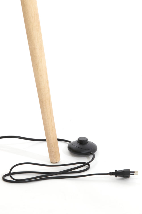 Light & Living vloerlamp ILIAS - Ø52x122cm - bruin
