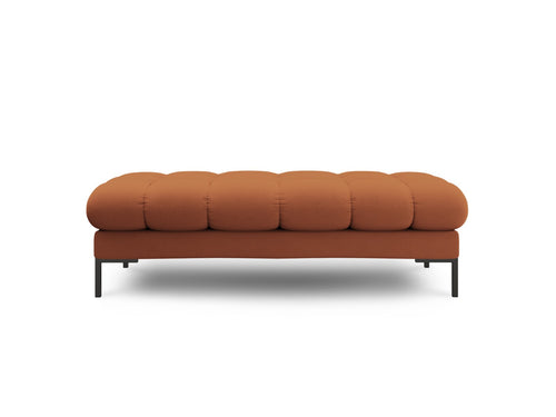 Cosmopolitan Design Bank Bali 2-zits, structurele stof, baksteen - 62x133x40cm