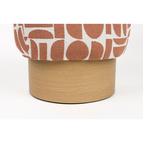 Housecraft Living Cyril Poef/ Krukje Terra Rood - vtwonen shop