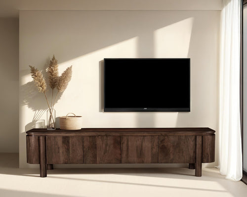 Livingfurn tv-meubel Salano Brown - 210 cm - bruin