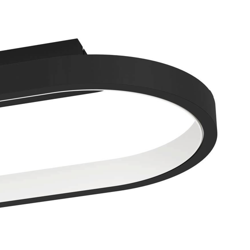 EGLO plafondlamp Codriales - led - 79 cm - zwart/wit - dimbaar - vtwonen shop