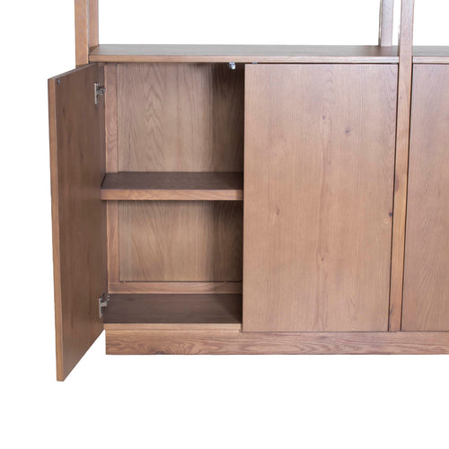 DÉJA Living Wandkast Levi Bruin Hout - 180x38x210cm