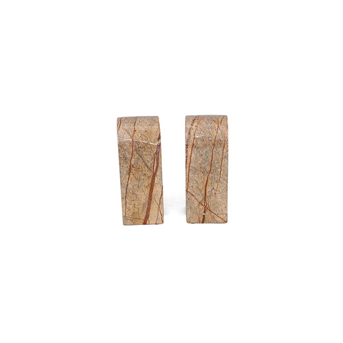 S|P Collection - Boekensteun marmer bruin Opus - Set van 2